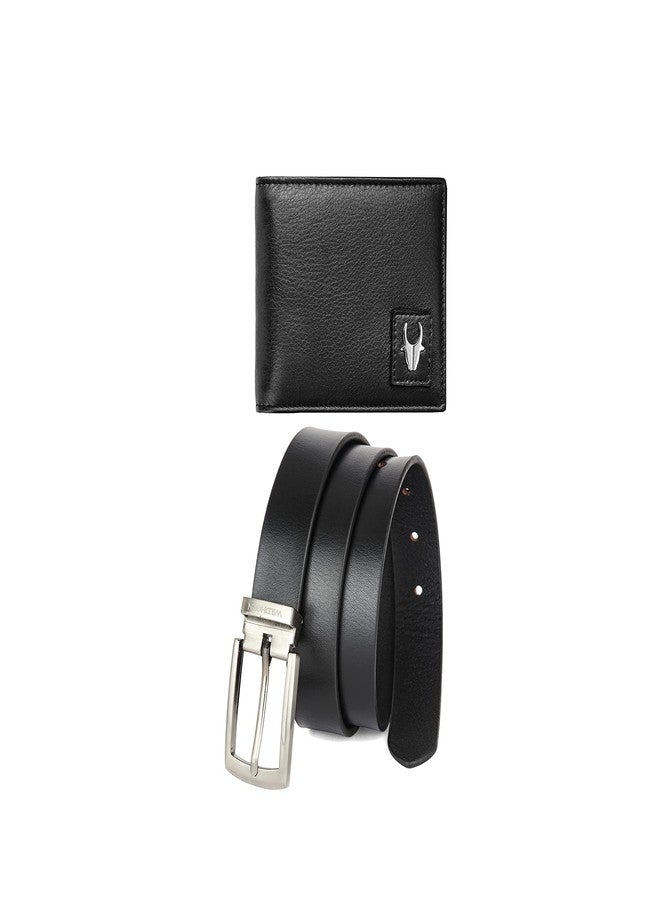WildHorn Giftset for Men I Leather Gift Hamper I Combo of Leather Wallet and Belt - Image 1